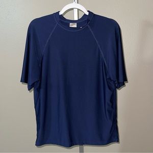 Nike Men’s Blue Short Sleeve Shirt, Size L